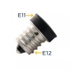 Unbranded/Generic (6pcs) E12 to E11, Candelabra E12 Socket Adapter to