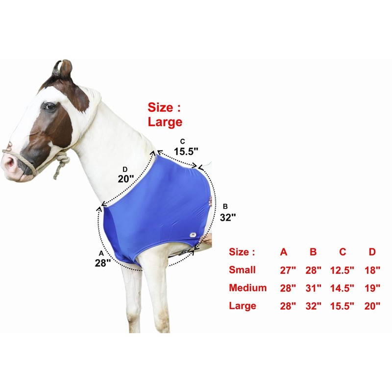 Majestic Ally Royal Blue Lycra Elasticated Shoulder Guard - Large