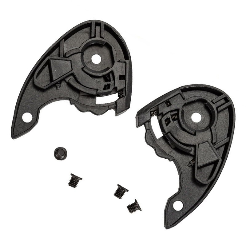 amangul 1 Pair Motorcycle Helmet Visor Base Plate Lens Holder