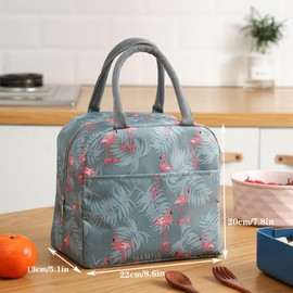 Lunch Bag Insulated Cooler Bag for Women Wide Open Insulated Cooler Bag Water-Resistant Thermal Leak-Proof Lunch Organizer for Men Girls Children Outdoor Picnic Work（2 pcs）