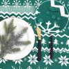 LinTimes Christmas Tablecloth Christmas Reindeer Snowflakes Table Cloth Table Cloth