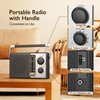 Yewrich AM FM Radio with Best Reception, Portable Battery Operated