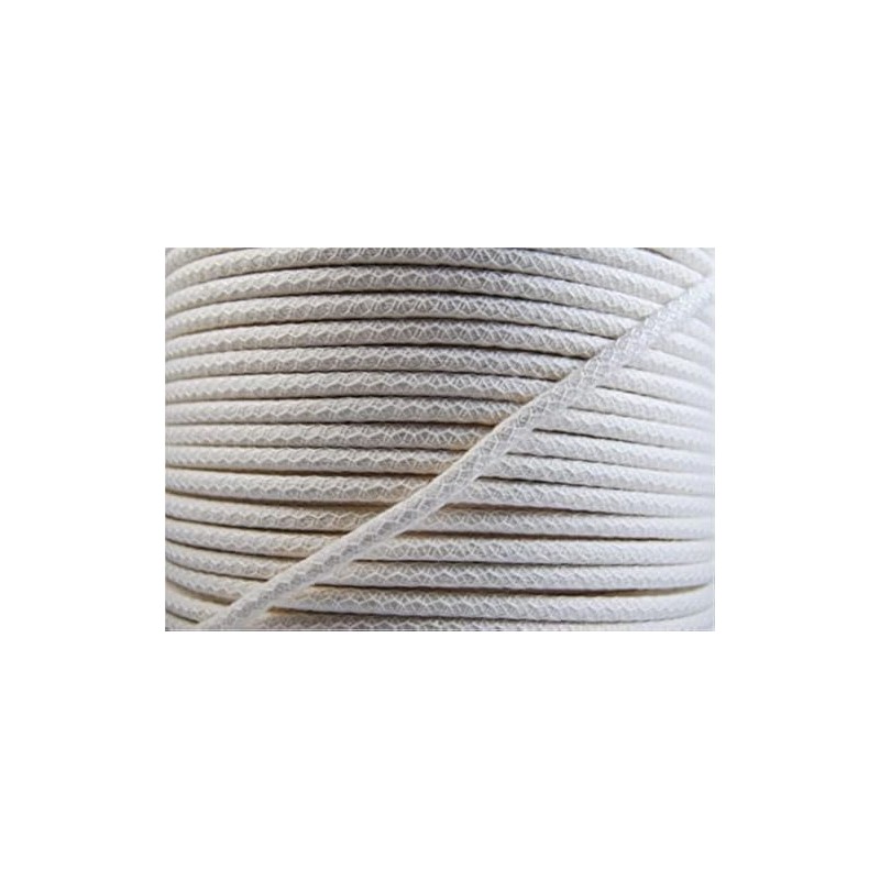 Cotton Piping Cord - Natural - Netted, Pre-Shrunk - for