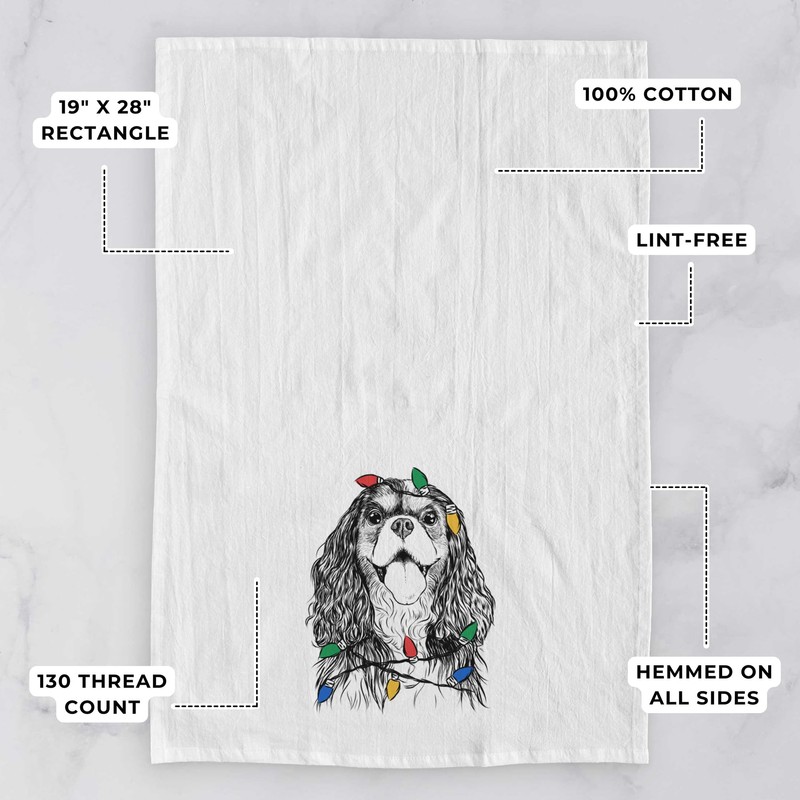 Inkopious Christmas Lights Brandy The Cavalier King Charles Spaniel Tea