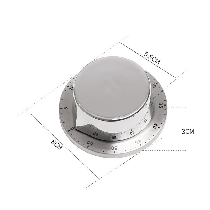 Hsthe Sea Professional Manual Timer, 60 Minute Mechanical Kitchen Timer