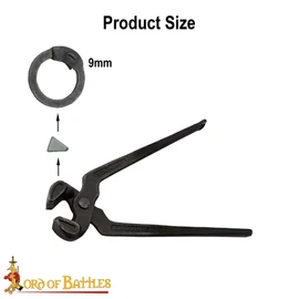 Lord of Battles Medieval Hand Forged Chainmail Armor Iron Tool Riveting Pliers Blacksmith's Functional Tool DIY