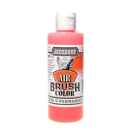 Jacquard, 4 oz, Fluorescent Red Airbrush Color
