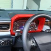 carpart2021 Red ABS Center Console Dashboard Trim Frame Cover For