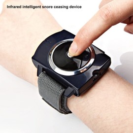 Dispositivo Inteligente Dejar Roncar, Conexión Dormir, Pulsera Antironquidos, Dispositivos Antironquidos Rayos Infrarrojos, Solución Ronquidos, Reloj para Mejorar el Sueño nocturno