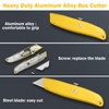 Lasnten 12 Pcs Box Cutter Bulk Retractable Utility Knife Heavy