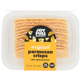 Joyfull Bakery Original Parmesan Crisps, Gluten Free, 3 Ounces (Pack Of 12)