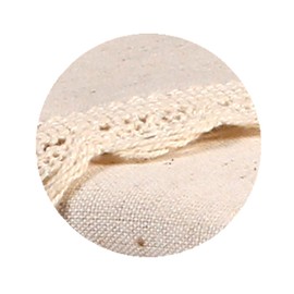 Cloth Napkins Reusable Natural Cloth Dinner Napkins Set of 4 Cotton Flax Fabric Oversized 20x20 Inches Cloth Napkins with Lace for Parties Weddings Washable Cocktail Napkins Easter Basket Decor