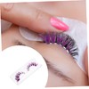 Mikinona Stunning Fake Eyelashes 3d Colorful Lashes for Weddings Parties