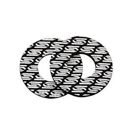 SCAR Grip Donuts for Grips Donuts Moto Cross Motocross Motorcycle Enduro Supermotard Quad MX ATV Compatible with Suzuki RM RMZ 85 125 250 450 - Black