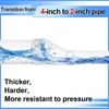 Pushglossy 4" X 2" PVC Pipe Fitting Schedule 40 Compatible