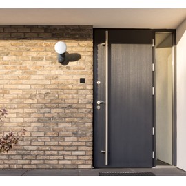 Orno Adviti Riolit LED Outdoor Light with Motion Sensor LUX Light Intensity Control and Time Lighting Time Setting IK 10 (Grey)