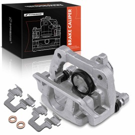 A-Premium Disc Brake Caliper Assembly with Bracket Compatible with Volvo XC60 2010-2017, XC70 2013-2016, S60 2011-2018, S60 Cross Country 2011-2018, S80, V60, V60 Cross Country - Rear Right Passenger