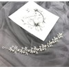Bridal Jewellery with Crystal Beads, Bridal Hair Band, Silver, Bridal