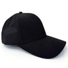 Performance Vented Workout Hat - Unbranded, Minimalist Style Black