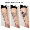 INKARTLINK Tattoo Tech, 2 Sheets Extra Large Semi Permanent Tattoo,
