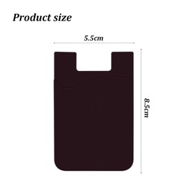 FuzlPnag 3 Pack Kartenhalter Hülle für Smartphone, Cell Phone Card Wallet, Handy Kartenhalter zum aufkleben, Handy Kartenetui für Kreditkarten & Bargeld