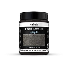 Vallejo Diorama Effects 26214 Black Lava Asphalt (200 ml)