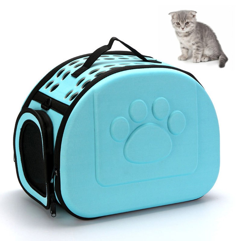 Cat Carrier Collapsible Breathable Large Capacity Portable Pet Carrying Bag