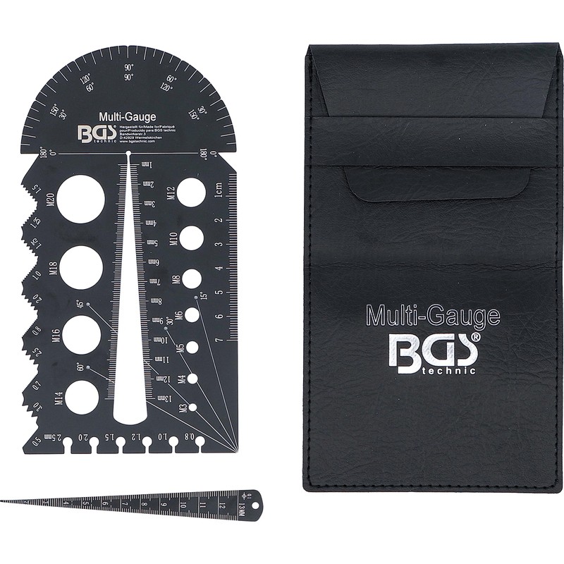 BGS 74247 | Screwpitch Gauge and Thread Template | Metric