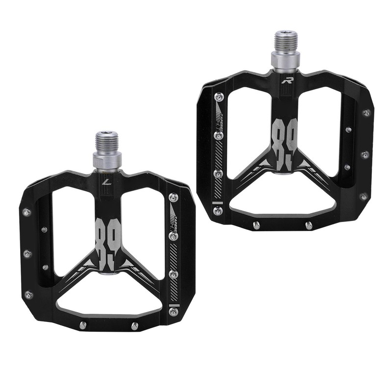 Enlee 2pcs Mountain Bike Pedals NonSlip DU Bearing Lightweight Bicycle