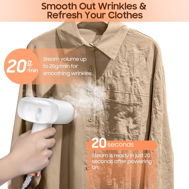 Portable Size Clothes Steamer Handheld - Foldable Steamer for Clothes