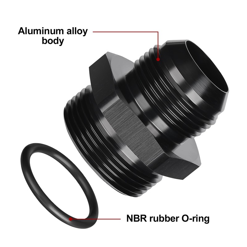 EVIL ENERGY 16AN Flare to AN20 ORB Male O-Ring Fitting