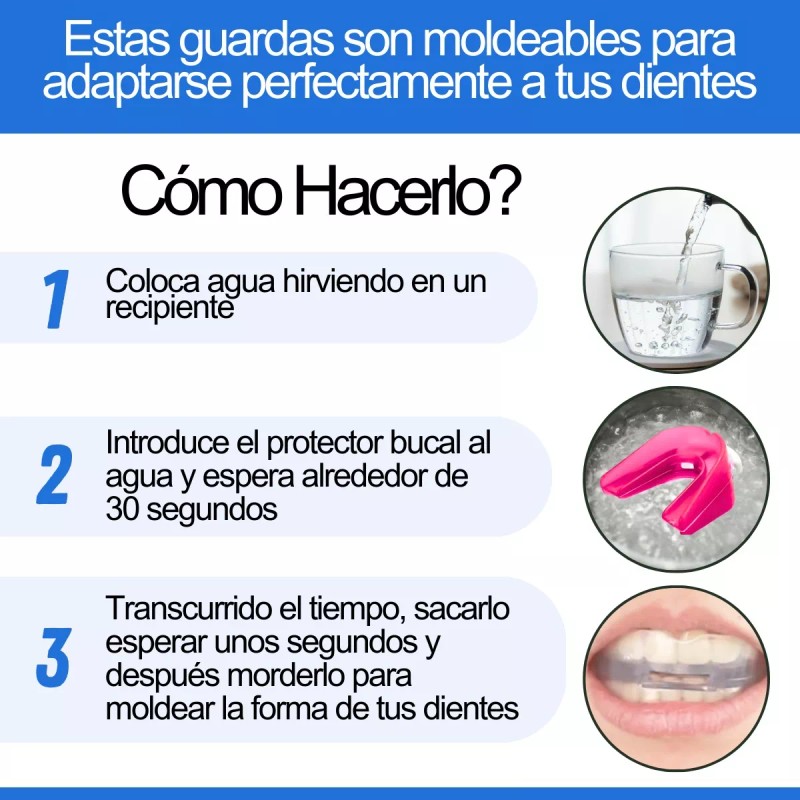 Universo en Linea Set 5 Protectores Bucal De Box Deportes