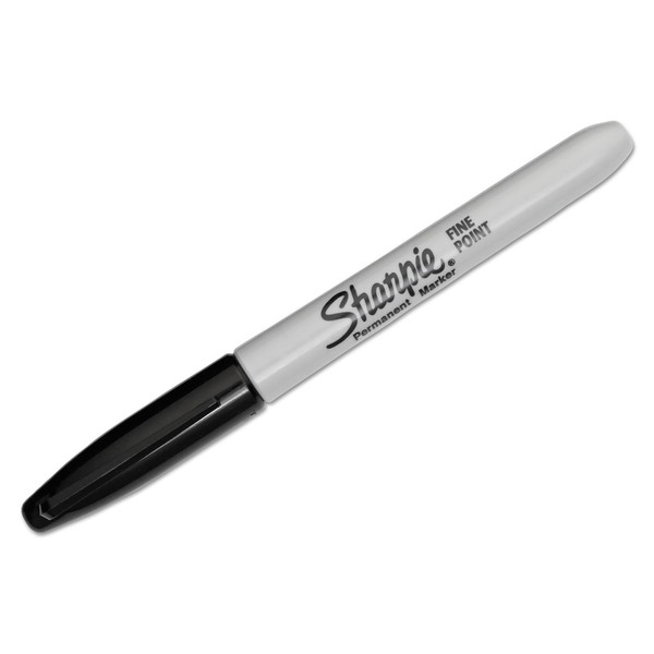 Sharpie 30001 Fine Point Permanent Marker Black Dozen
