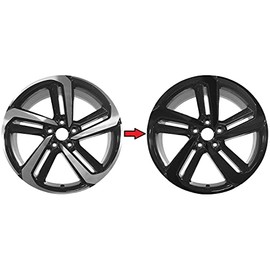SlickMod Chrome Delete Blackout Vinyl Overlay for 2018 2021 Honda Accord Sedan 19 Sport Wheel Rims 1. Gloss Black