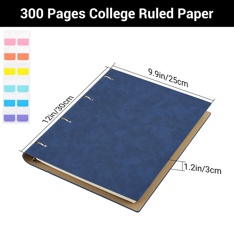 Yarotm Notebook Ring Binder A4 Lined - A4 Refill Notepad