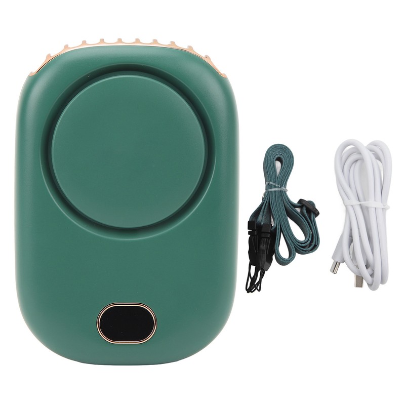 Hanging Neck Fan Portable USB Charging Leafless Fan Large Wind
