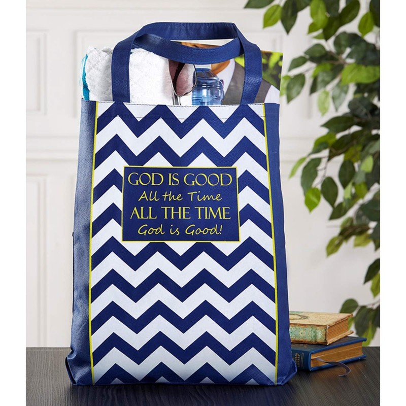 Religious Tote - God is Good Tote Bag, 16 Inch
