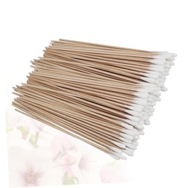 MERRYHAPY Dog Grooming Tool 4 Pack Cotton Swabs Wooden Handle Single Cleaning Tips for Pet's Ears