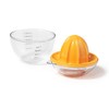 Starfrit 092074 Mini Citrus Juicer, 1-Cup Capacity, Yellow