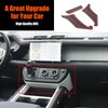 PIUGILH ABS Center Console Gear Shift Side Panel Cover Trim