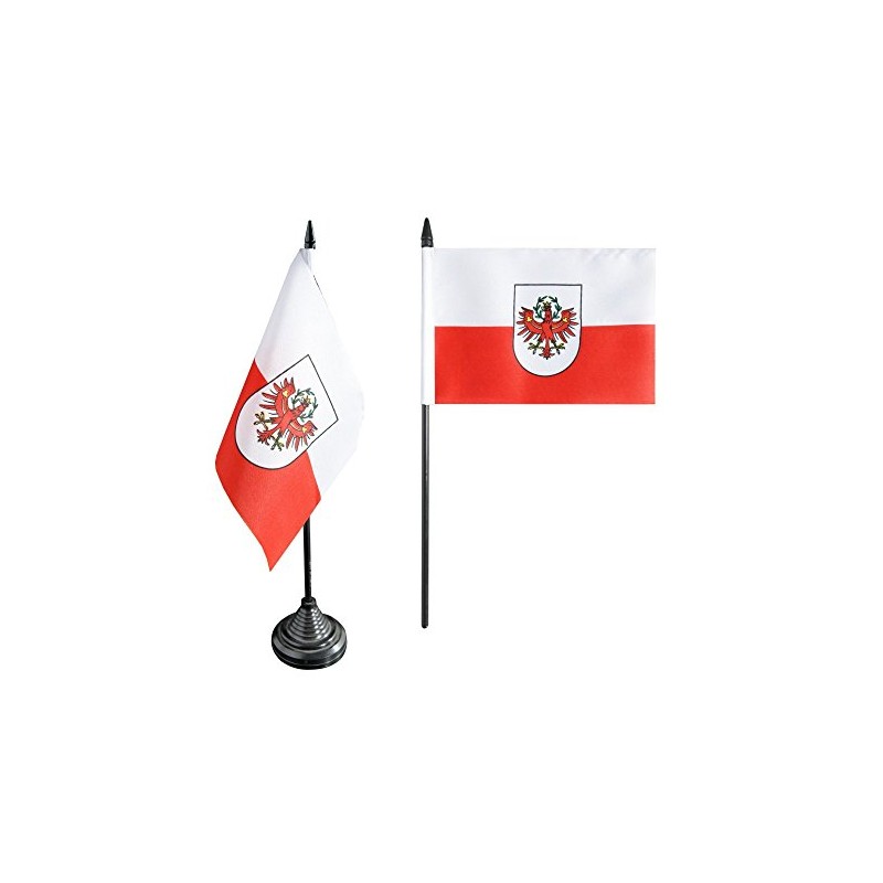 Flaggenfritze Table Flag Austria Tyrol + Free Sticker