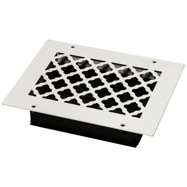 SteelCrest BTU8X6SWHH Bronze Series Designer Wall/Ceiling Vent Cover, with Air-Volume