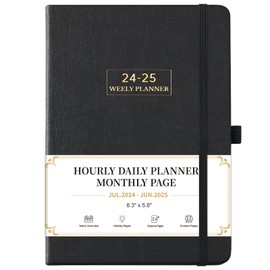 Planner 2024-2025 - Daily Planner 2024-2025, Jul.2024 - Jun.2025, 8.3"x5.8", Weekly Planner 2024-2025, 2024-2025 Hourly Daily Weekly & Monthly Planner
