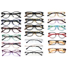 V.W.E. NEW 10 Pairs of Closeout Reading Glasses - Your Choice in Power and Gender -Bulk (Men, 3.00, multiplier_x)