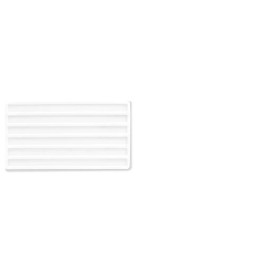 FindingKing 6 Slot White Bracelet Display Tray Insert Flocked 14 1/8" 5 Pc