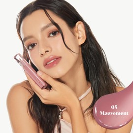 ETUDE Glow Fixing Tint #5 Mauvement | Non-sticky Glossy Shine Lip stain | Fills up with comfortable moisture | Tinting for dry lips, Korean makeup, Kbeauty
