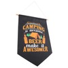Mipcase Camping Flag Banner Triangle Bunting Decoration Durable Party Banner
