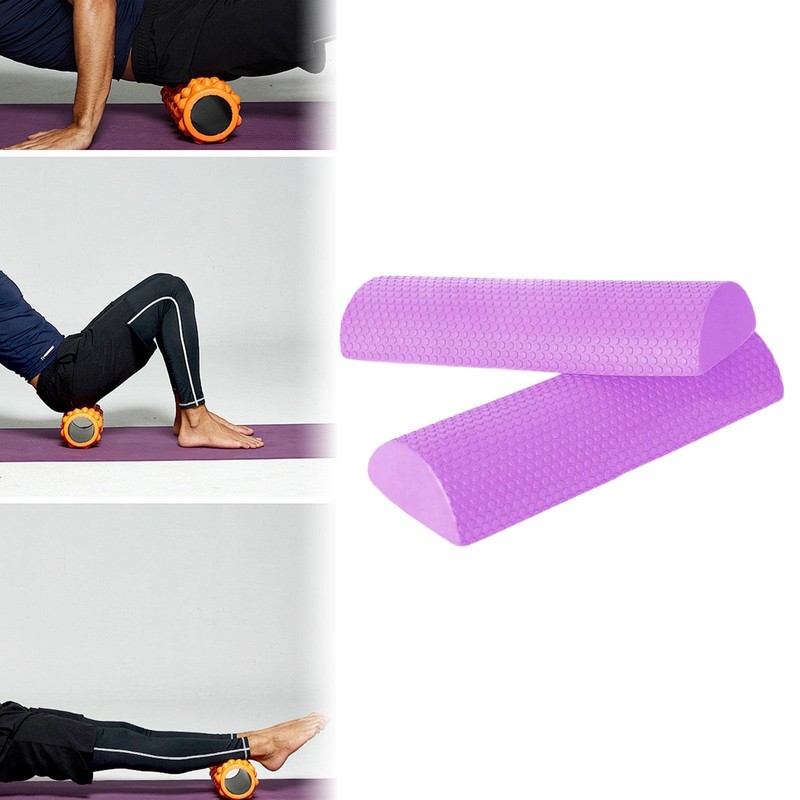 ａ aternee 2pcs EVA Half Foam Roller, Foam Roller, Half