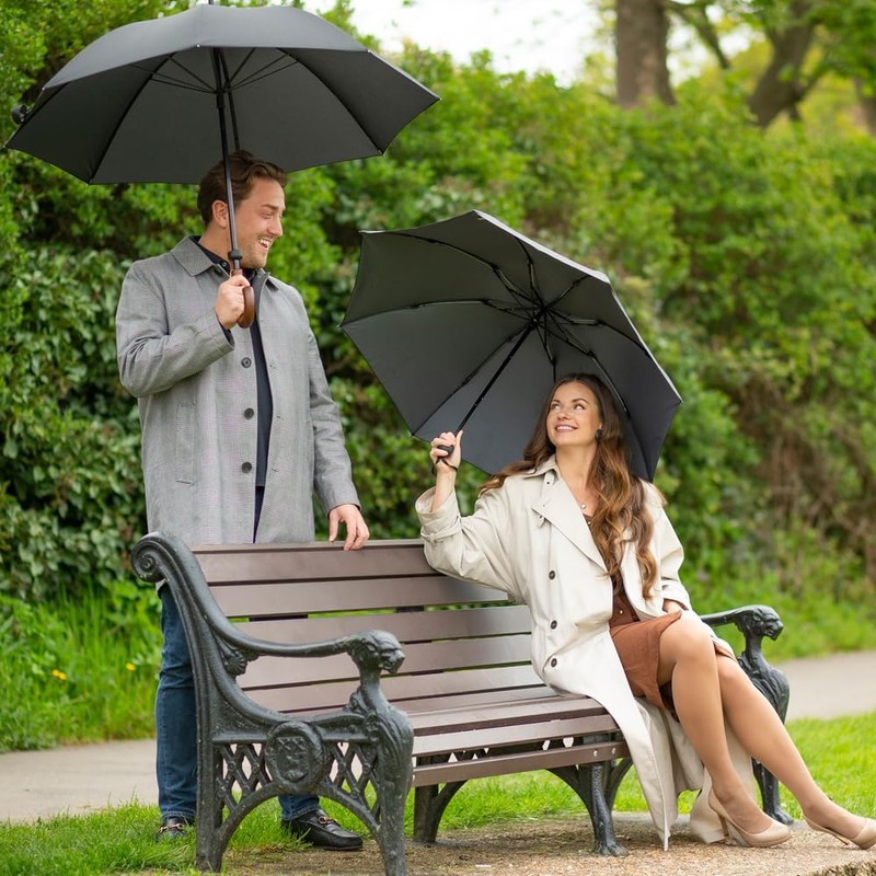 Fulton Fulton Stowaway 23 Black Unisex_Adult Umbrella Black One Size