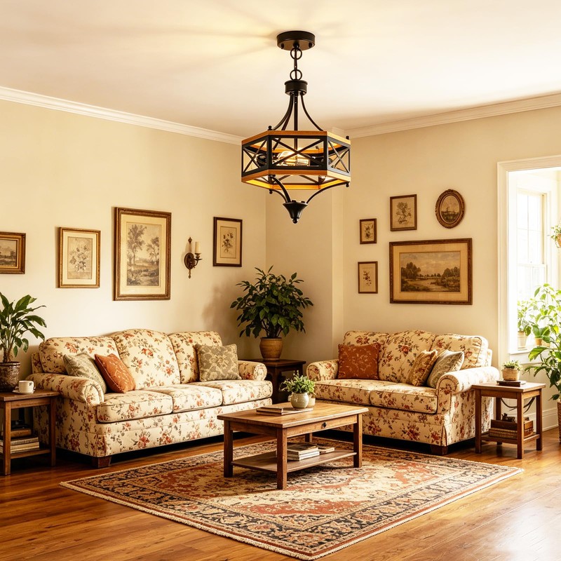 Farmhouse Pendant Light, 3-Light Foyer & Dining Room Hanging Light